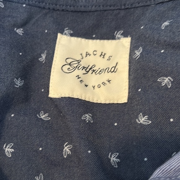 Jachs Girlfriend women’s white pearl snap long sleeve shirt size XXL - Picture 7 of 9